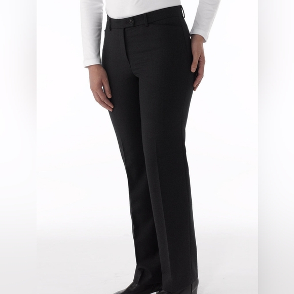 Atelier Gardeur Dora Slim Fit grey plaid straight leg pants size 10 - Picture 14 of 14